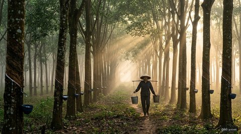 Ảnh minh họa: Ngành Cao su Việt Nam và bài toán chuỗi giá trị: Cơn sốt giá chu kỳ, rào cản chống phá rừng EUDR và làn sóng chuyển đổi đất khu công nghiệp