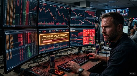 Ảnh minh họa: Cơ chế Call Margin và Force Sell: Tỷ lệ ký quỹ Rtt, quy trình bán giải chấp và hiệu ứng tuyết lở chéo