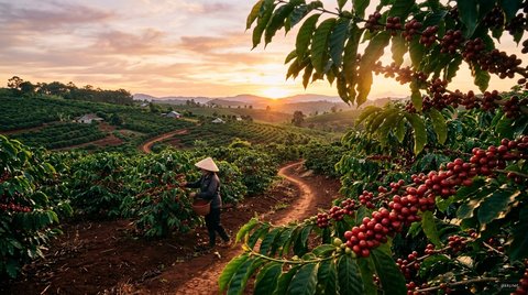 Ảnh minh họa: Cơn sốt cà phê Robusta kỷ lục: Khi lợi thế số 1 thế giới va vào nghịch lý chuỗi giá trị hạt thô