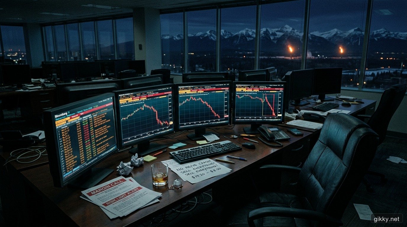 Bàn giao dịch hợp đồng tương lai khí đốt tự nhiên tại Calgary năm 2006 trong tuần sụp đổ 6,6 tỷ USD của quỹ Amaranth Advisors