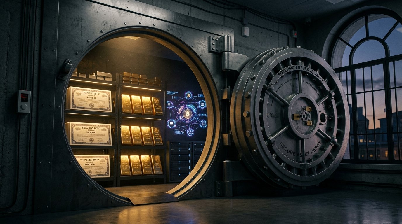 Két dự trữ tài sản bảo chứng của stablecoin gồm trái phiếu kho bạc Mỹ, vàng và thanh khoản quy đổi