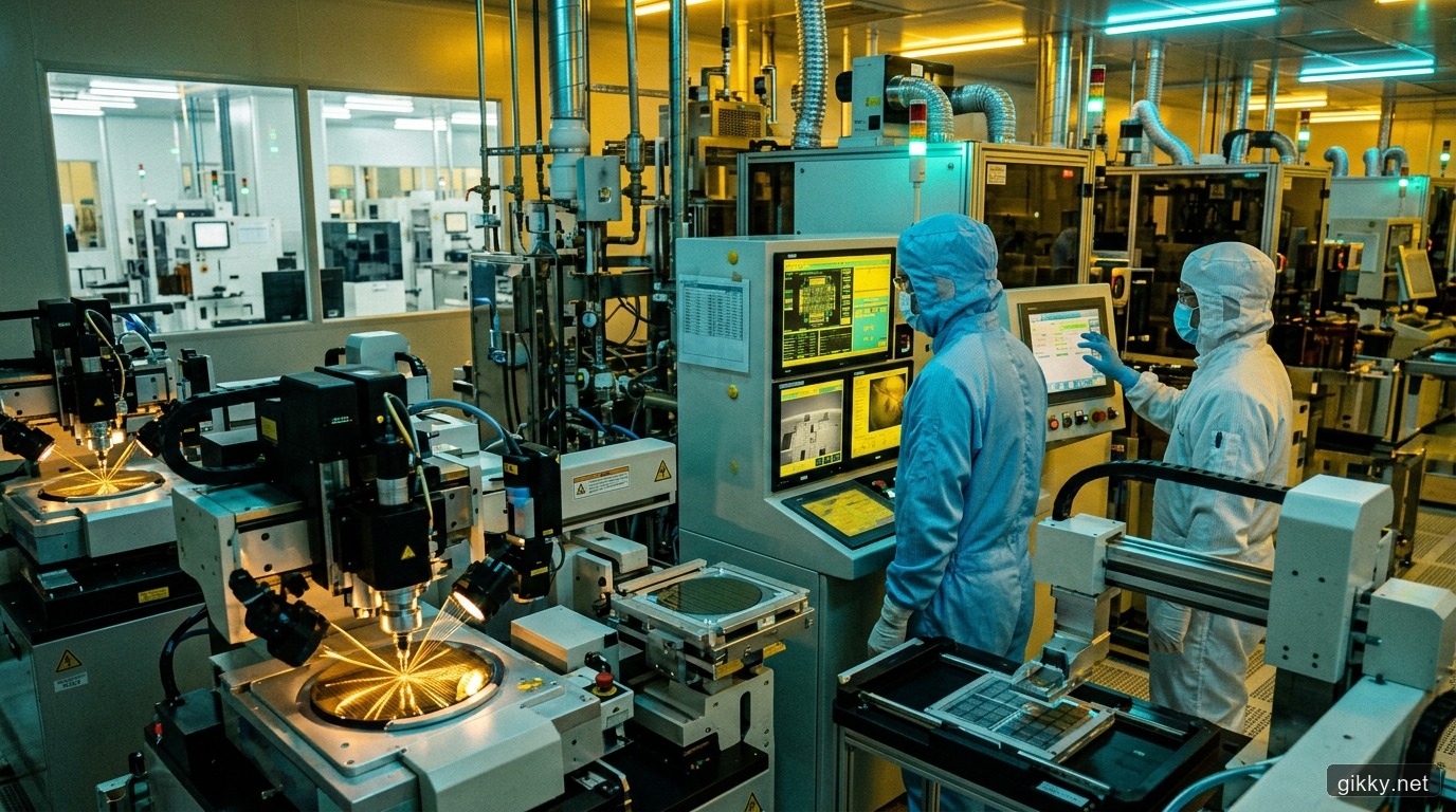 Dây chuyền phòng sạch đóng gói và kiểm định vi mạch bán dẫn OSAT tại Việt Nam