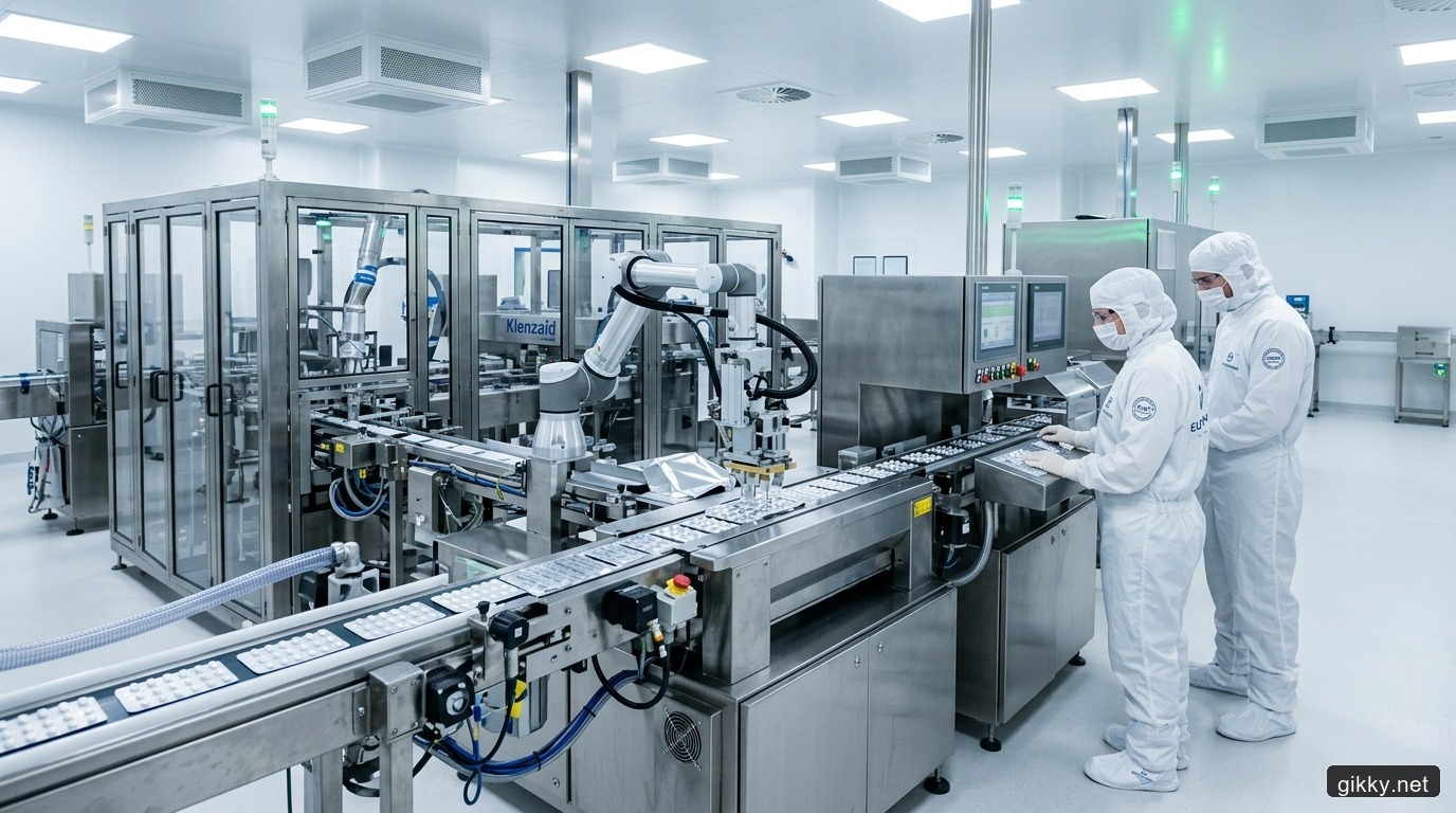 Dây chuyền sản xuất dược phẩm phòng sạch vô trùng đạt chuẩn EU-GMP