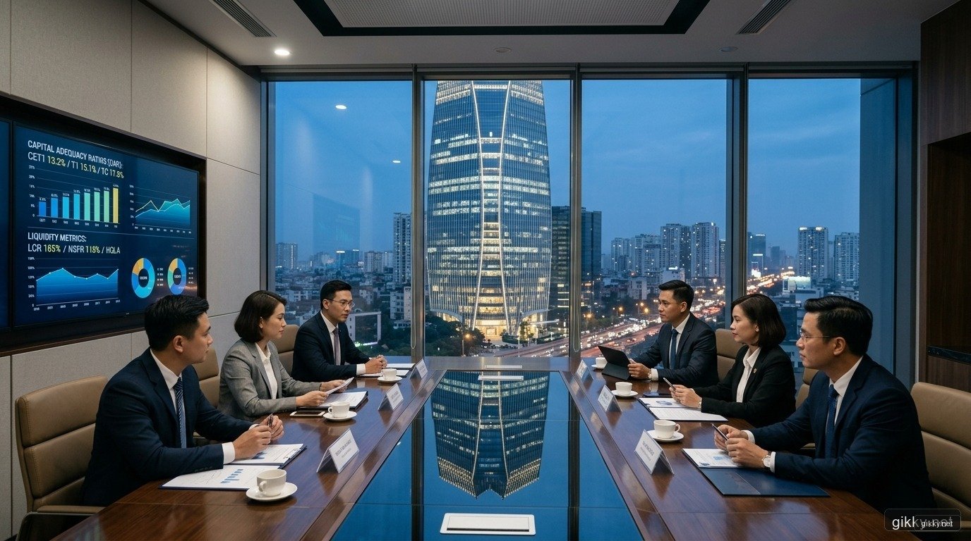 Trụ sở Vietcombank và phân tích cấu trúc tài chính ngân hàng VCB
